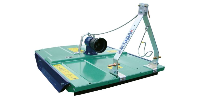 Broyeur axe vertical Desvoys pour les espaces verts.